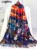 Double-sided Oil Painting Design Fashion Scarf